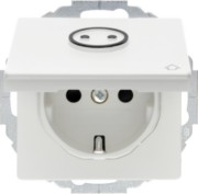 SCHUKO-Steckdose m.Klappdeckel 47446049 