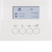 KNX-Funk Zeitschaltuhr polarweiß glänzend 85745279 
