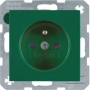 Steckdose gn/gl m.Schutzkontakt 6765768963 