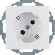 SCHUKO-Steckdose pws/gl 45Grad 47278989 