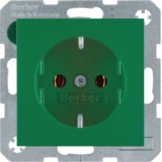 Schuko-Steckdose gn/matt 47431913 