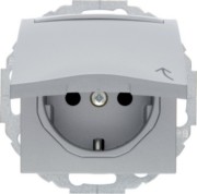 Schuko-Steckd.alu 47461404 