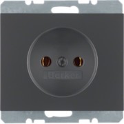 Steckdose anthrazit matt 6167157006 