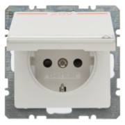 Steckdose SCHUKO deckel und Beschrift 47526049 