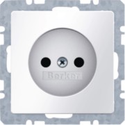 Steckdose o.Schutzkontakt kt Berker Q.1 polarw 6167036089 