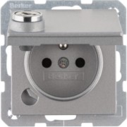 Steckdose m. Erdstift Q.1,alu,ma,la 6765116084 