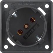 SCHUKO-Steckdose 45Grad anthrazit,damasziert 841852525 