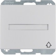 SCHUKO-Steckdose alu Deckel/Beschriftung 47527103 