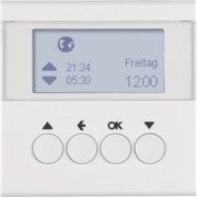 Jalousie-Schaltuhr polarweiß glänzend 85741189 