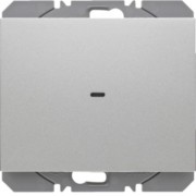 KNX-Funk Wandsender 1fach alu lackiert 85655277 