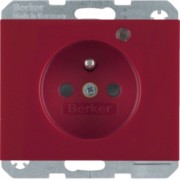 Steckdose Glas rt/gl Kontroll-LED 6765097015 
