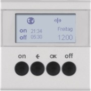 KNX-Funk Zeitschaltuhr alu matt 85745283 