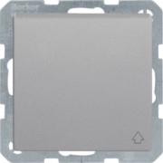SCHUKO-Steckdose alu/lack mit Klappdeckel 6768776084 