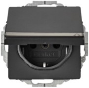 SCHUKO-Steckdose anth/sa Deckel/Beschriftung 47466086 