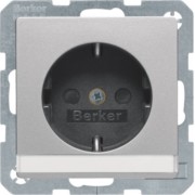 SCHUKO-Steckdose alu/lack mit BSF+erh.BS 47496084 
