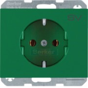 SCHUKO-Steckdose gn m.Aufdruck 47157113 