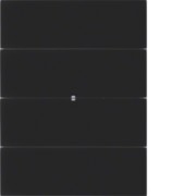 Tastsensor 4fach Glas schwarz 75164092 