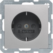 SCHUKO-Steckdose alu/lack mit erhöhtem BS 47236084 