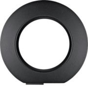 Endrahmen 1fach Serie 1930 sw MAN0100217 