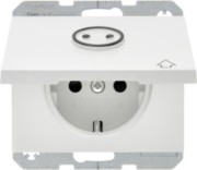SCHUKO-Steckdose pws m.Klappdeckel 47867109 