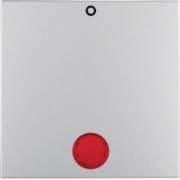 Wippe alu matt mit roter Linse 16241404 