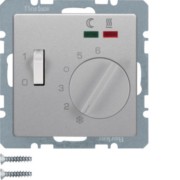 Fußbodentemperatur-Regler m.Schließer alu/lack 20346084 