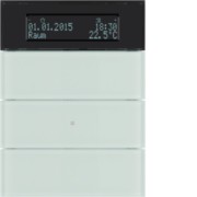 Tastsensor 3fach Glas polarweiß 75663590 