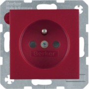 Steckdose mit Erdungsstift rot 6765760062 