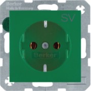 Schuko-Steckdose gn Aufdruck SV 47431903 