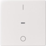 Abdeckung Tastsensor-Modul 1-fach polarweiß 80962229 