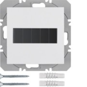 KNX-Funk Wandsender 1fach polarweiß glänzend 85655189 