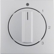Zentralstück mit Drehknopf 3S B.7 alu ma 1096140400 