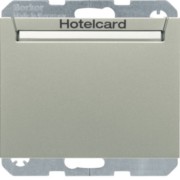 Relais-Schalter Hotelcard edelstahl lackiert 16417114 