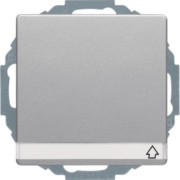 SCHUKO-Steckdose alu/lack mit Klappdeckel+BSF 47466084 
