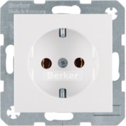 SCHUKO-Steckdose pws/gl mit Steckklemmen 47438989 