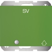 SCHUKO-Steckdose gn-glanz m.Klappdeckel 41517113 