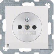 Steckdose pows/gl m.Schutzkontaktstift 6765101909 