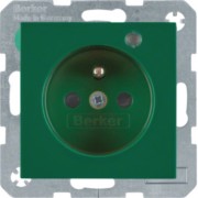 Steckdose gn/gl Kontroll-LED 6765098913 