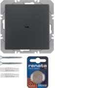 KNX-Funk Wandsender 1fach anthrazit samt 85655226 