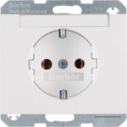 SCHUKO-Steckdose pws m.Beschriftungsfeld 47397009 