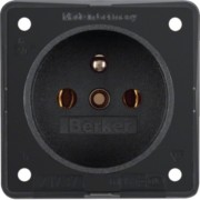 Steckdose sw mit Erdungsstift 9619505 