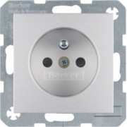 Steckdose alu m.Erdungsstift 6765761404 