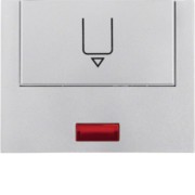 Hotelcard-Schaltaufsatz Alu, rt Linse 16417103 