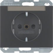 SCHUKO-Steckdose mit Beschriftungsf. 47387006 