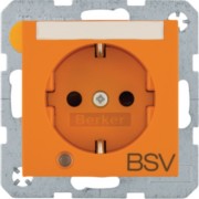 Steckdose Schuko Aufdr.BSV,S.1matt or 41101924 