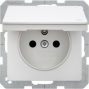 Steckdose m.Schutzkontakt u.Klappdeckel 6765836089 