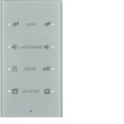 Glas-Sensor 4fach alu 75144134 