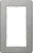 Rahmen 1f. eds/gebürstet m.großem Ausschnitt 13096083 