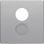 Zentralstück alu/lack Lautspr.-Steckdose 11966084 