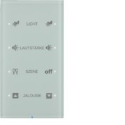 Touch-Sensor 4fach Glas polarweiß 75144150 